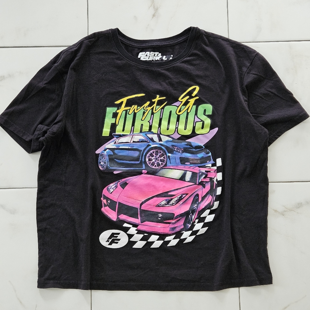 Fast N Furious Official Merch Tshirt Size Large Graphic Tee